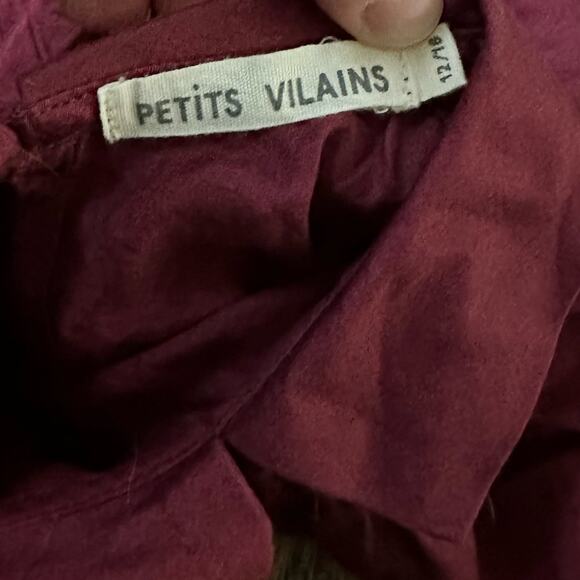 PETITS VILAINS Agathe Pointy Collar Blouse, size 12-18M, NWOT - Picture 4 of 7